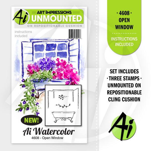 Art Impressions - 4608 Open Window*