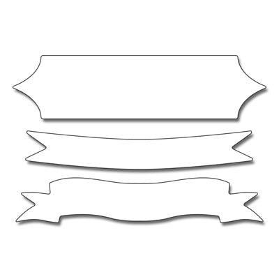 Penny Black - 51-027 Triple Banner Die…….