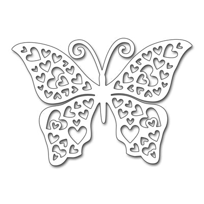 Penny Black die - 51-297 Hearts Butterfly…….