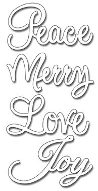 Penny Black Die - 51-021 Love & Joy…….