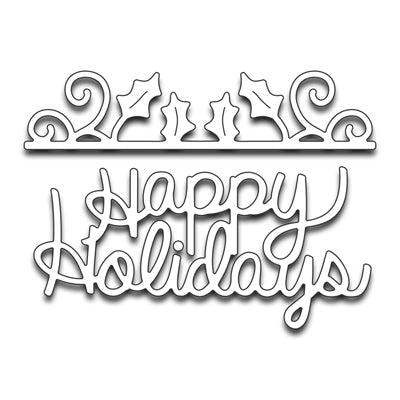 Penny Black 51-253 Happy Holly Day……