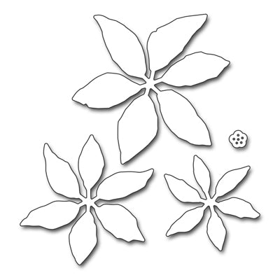 Penny Black 51-378 Layered Poinsettia Metal Die…….
