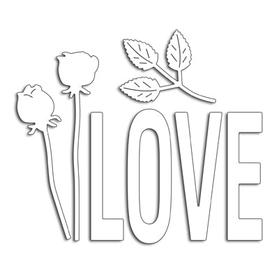 Penny Black 51-405 Love and Roses (die)…….