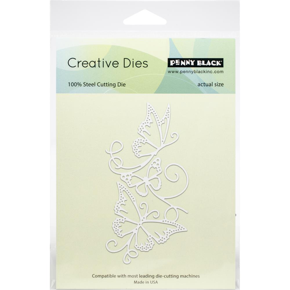 Penny Black - 51-444 Flowing Butterflies die……