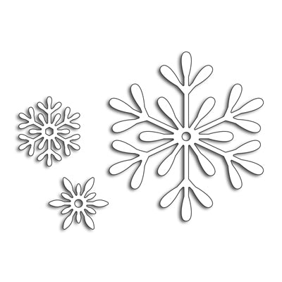Penny Black - 51-455 Three Snowflakes die set