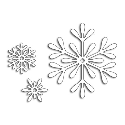 Penny Black - 51-455 Three Snowflakes die set