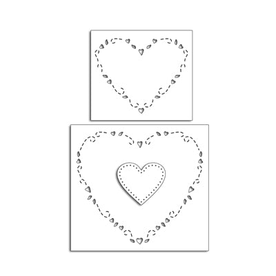 Penny Black - 51-485 Hearts Around (die)…….