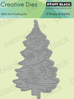 Penny Black 51-563 Christmas Tree Edger die