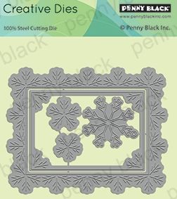 Penny Black 51-565 Snowflake Frame die