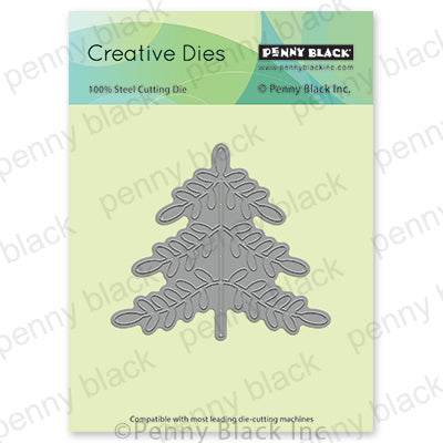 Penny Black - 51-570 Folk Art Christmas Tree die