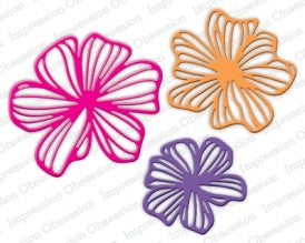 Impression Obsession - Die520-ZZ Abstract Flowers