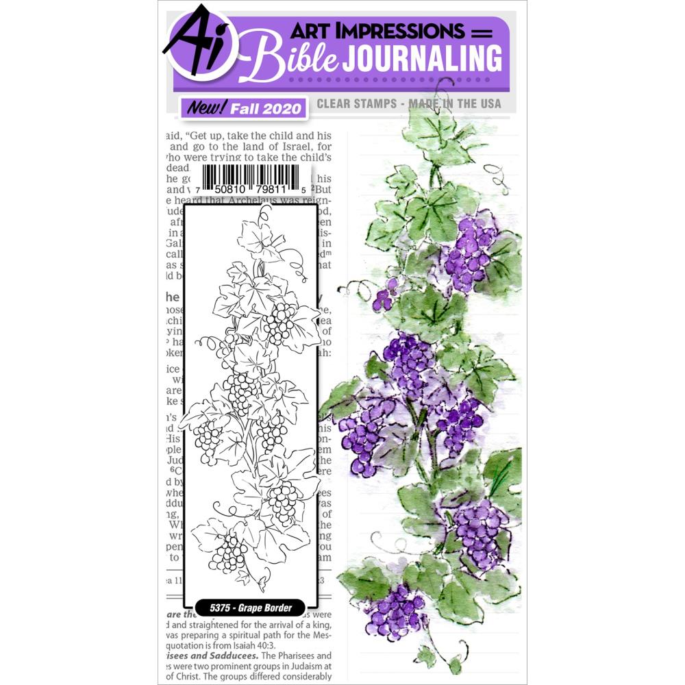 Art Impressions - 5375 Grape Border*