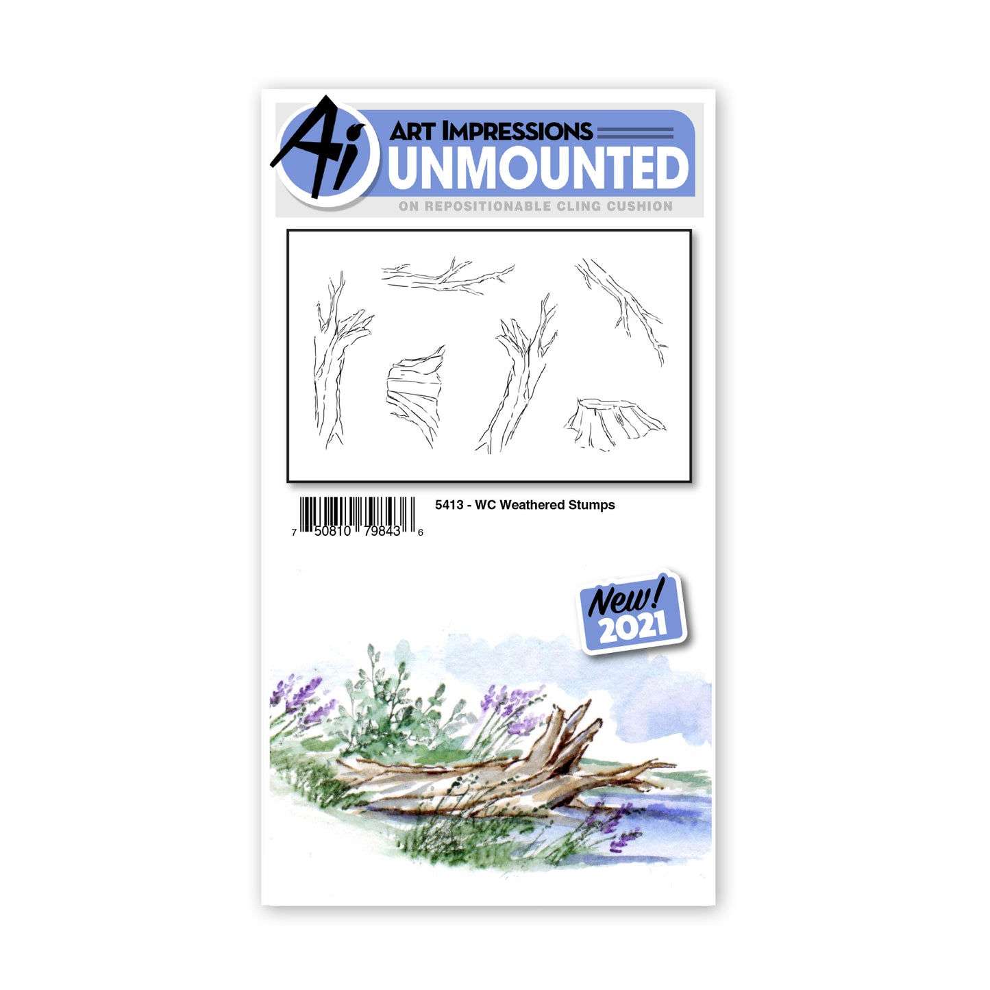 Art Impressions - 5413 WC Weathered Stumps*