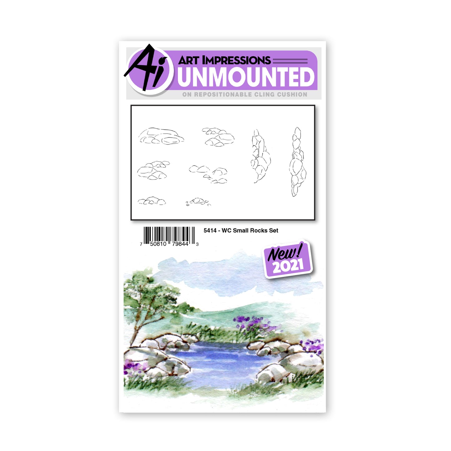 Art Impressions - 5414 WC Small Rock Set*
