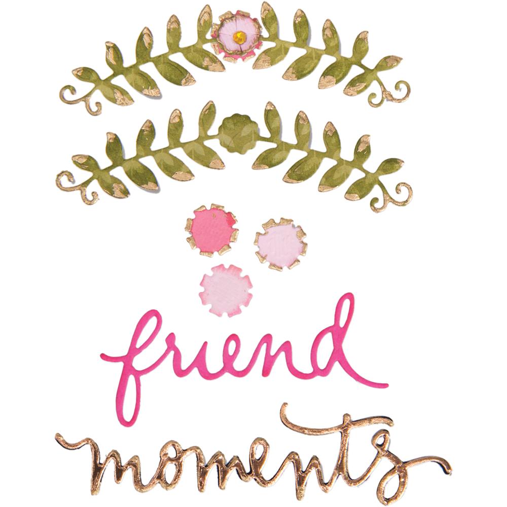 Sizzix - 662357 Floral Arch & Words thinlits dies by Eileen Hull........