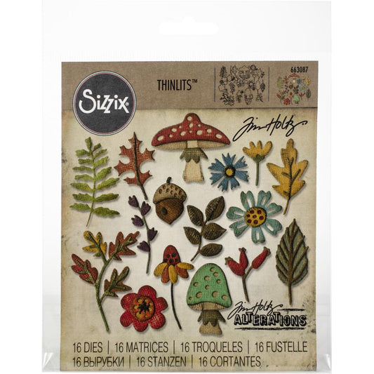 Sizzix / Tim Holtz 663087 Funky Foliage* - 1 only