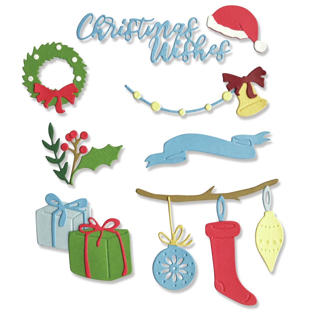 Sizzix Die set 664702 Christmas Decorations........