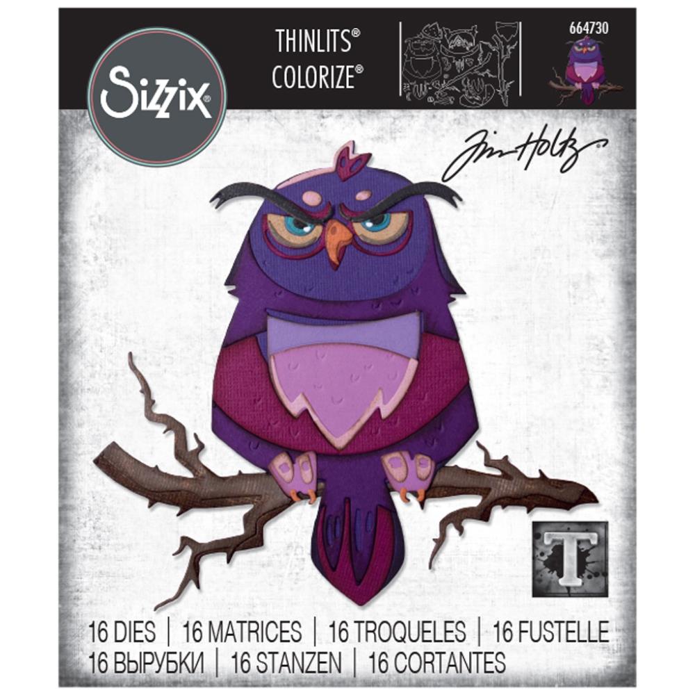 Tim Holtz/Sizzix 664730 Arthur die set......... - 1 only