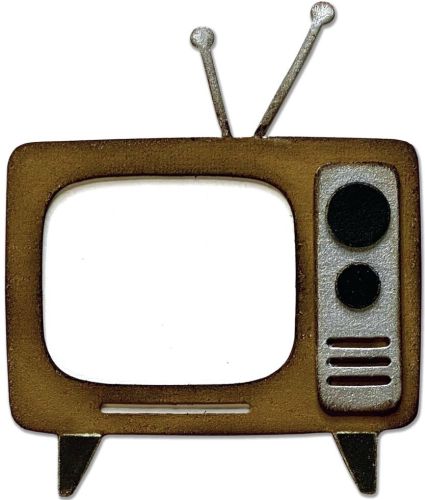 Sizzix / Tim Holtz - 665371 Retro TV die set.......