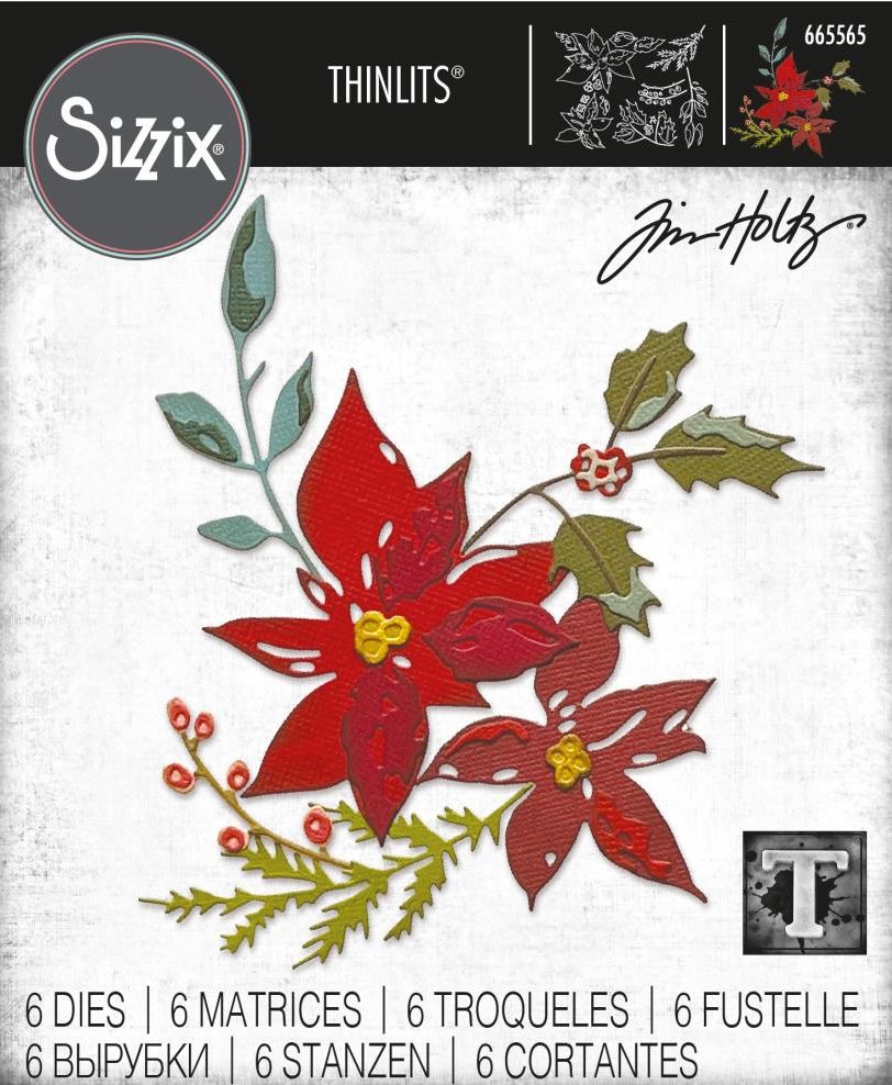 Tim Holtz / Sizzix - 665565 Festive Bouquet,,,,,