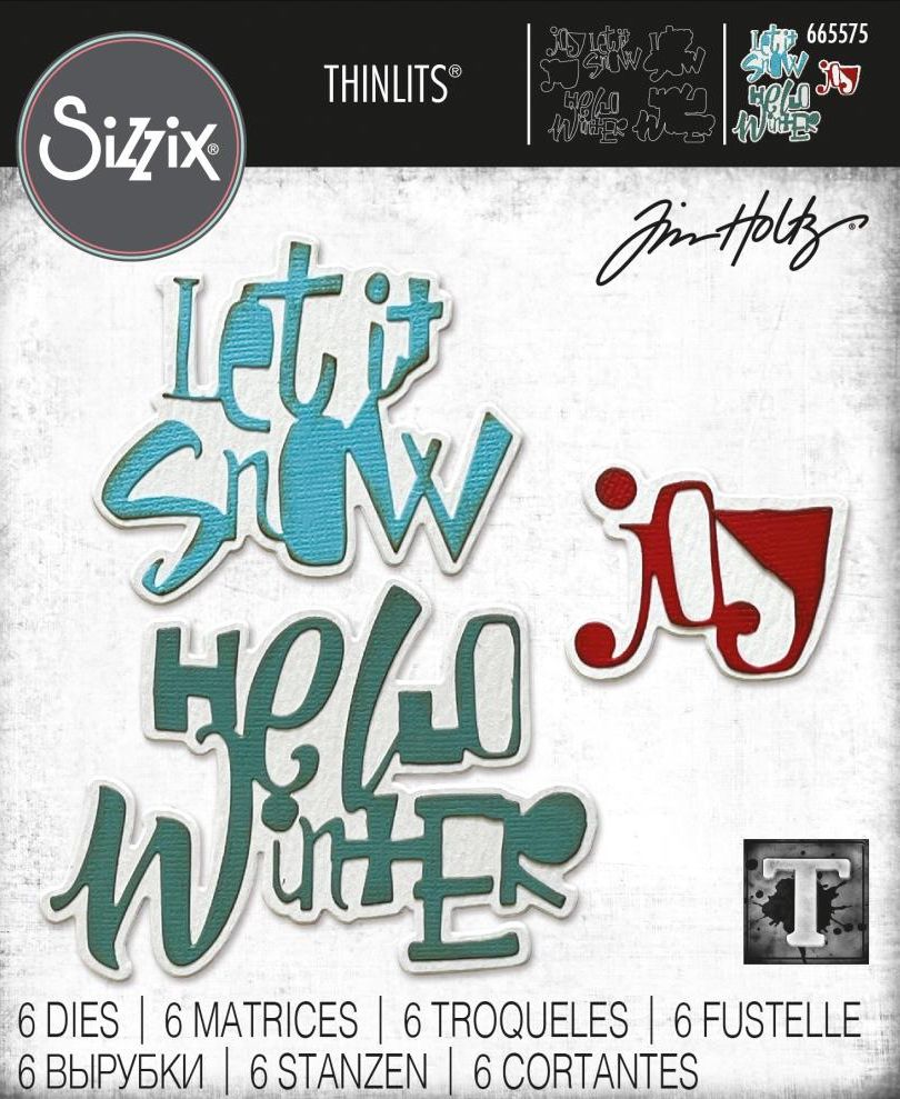 Tim Holtz / Sizzix - 665575 Festive Words........