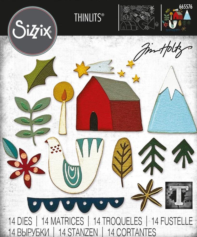 Tim Holtz / Sizzix - 665576 Funky Nordic.......