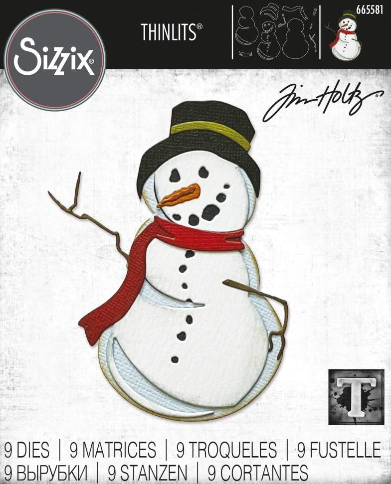 Tim Holtz / Sizzix - 665581 Mr Frost......
