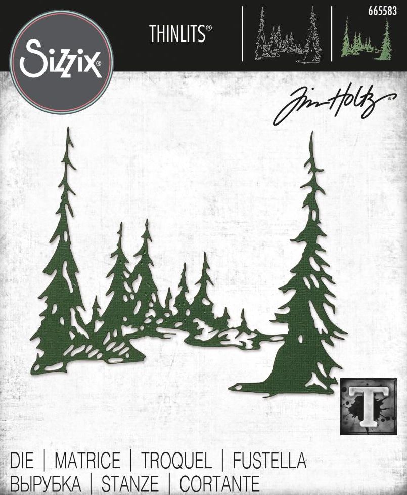 Tim Holtz / Sizzix - 665583 Tall Pines......