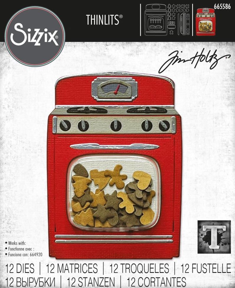 Tim Holtz / Sizzix - 665686 Retro Oven..........