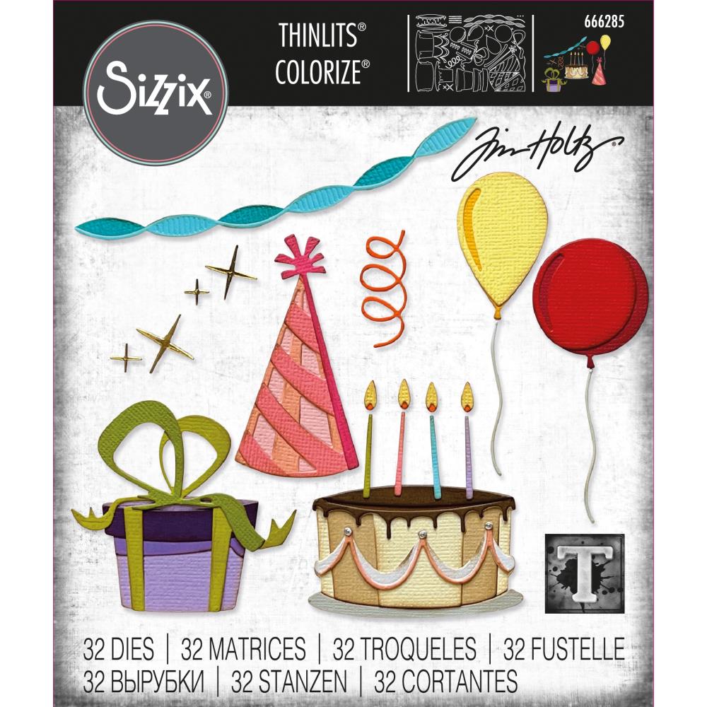 Tim Holtz / Sizzix - Celebrate Colorize (666285)........