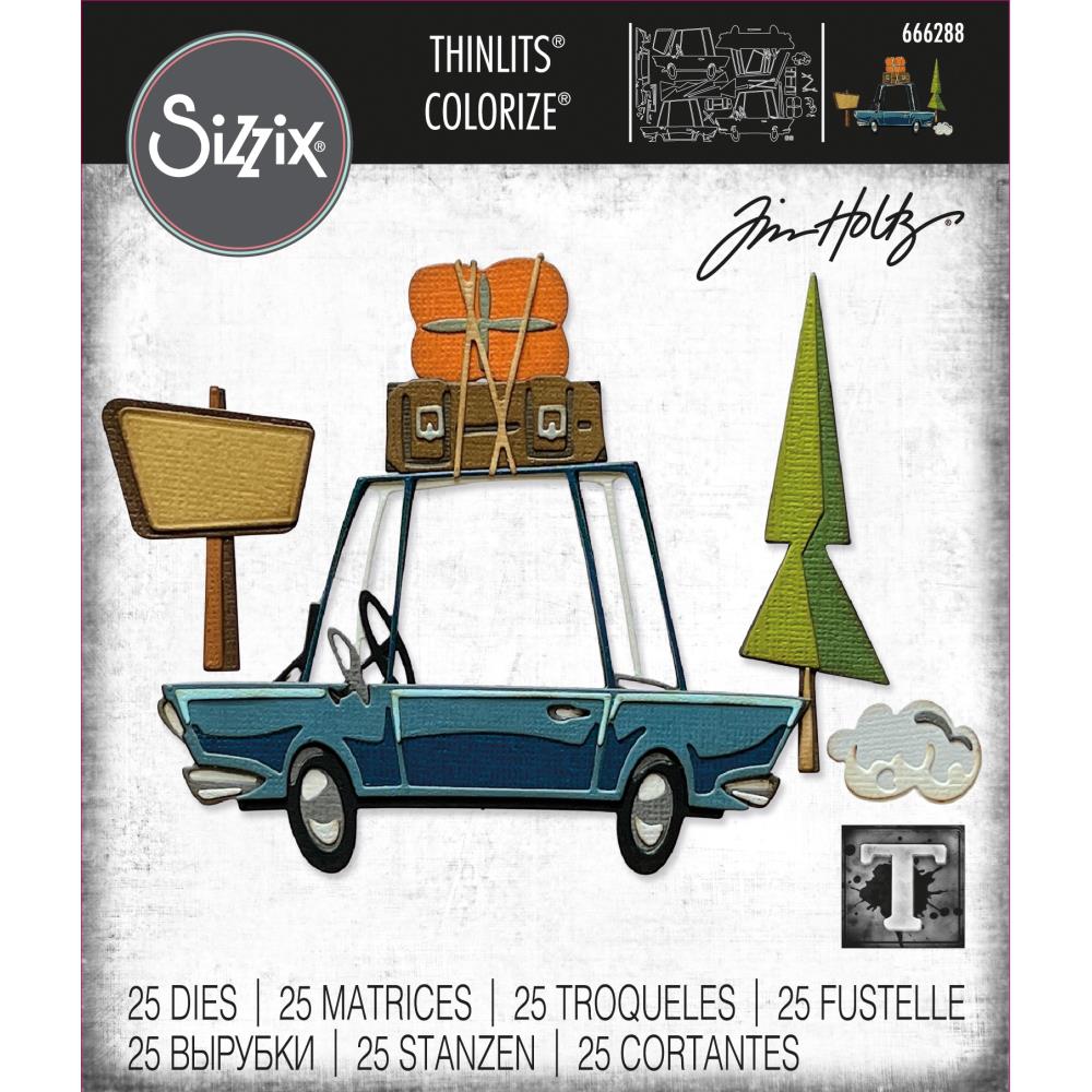 Tim Holtz / Sizzix - 666288 Road Trip.....1 only Colorize