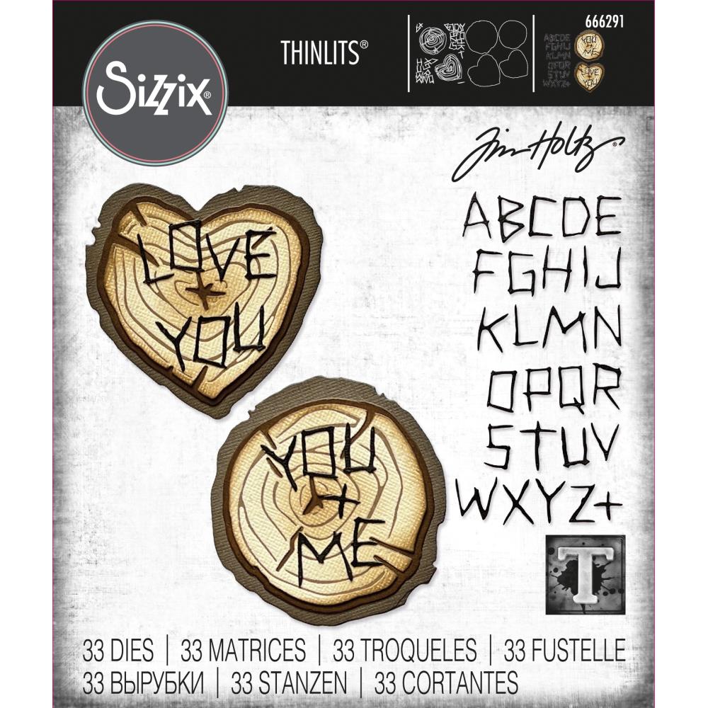 Tim Holtz / Sizzix - 666291 Wood Slice.........