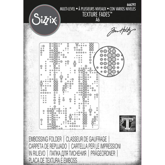 Tim Holtz / Sizzix - 666292 Multi-Level Dotted 3D Embossing Folder*