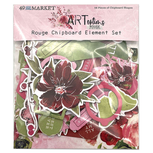 49 & Market ARToptions Collection - AOR39388 Rouge Chipboard