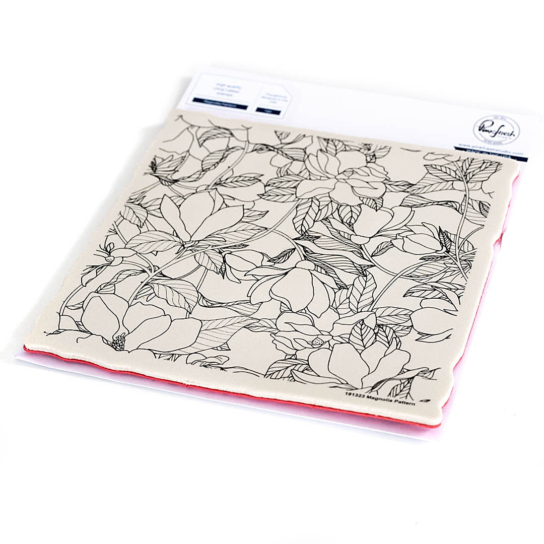 PinkFresh Studio - Magnolia Pattern stamp set (PF191323)…….