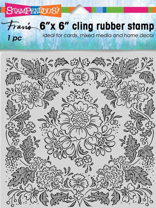 Stampendous - 6CR029 Cling Blooming Tapestry