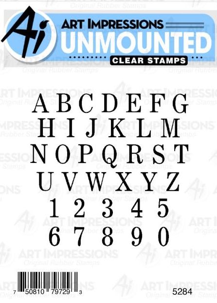 Art Impressions - AI5284 Small Alphabet*