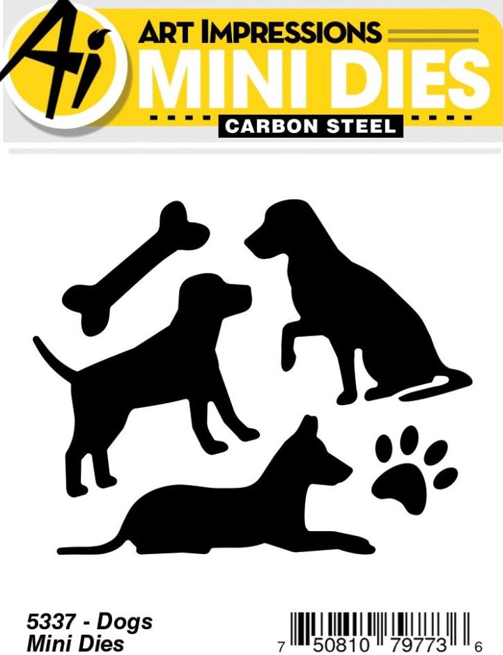 Art Impressions - AI5337 Mini Die Dogs*