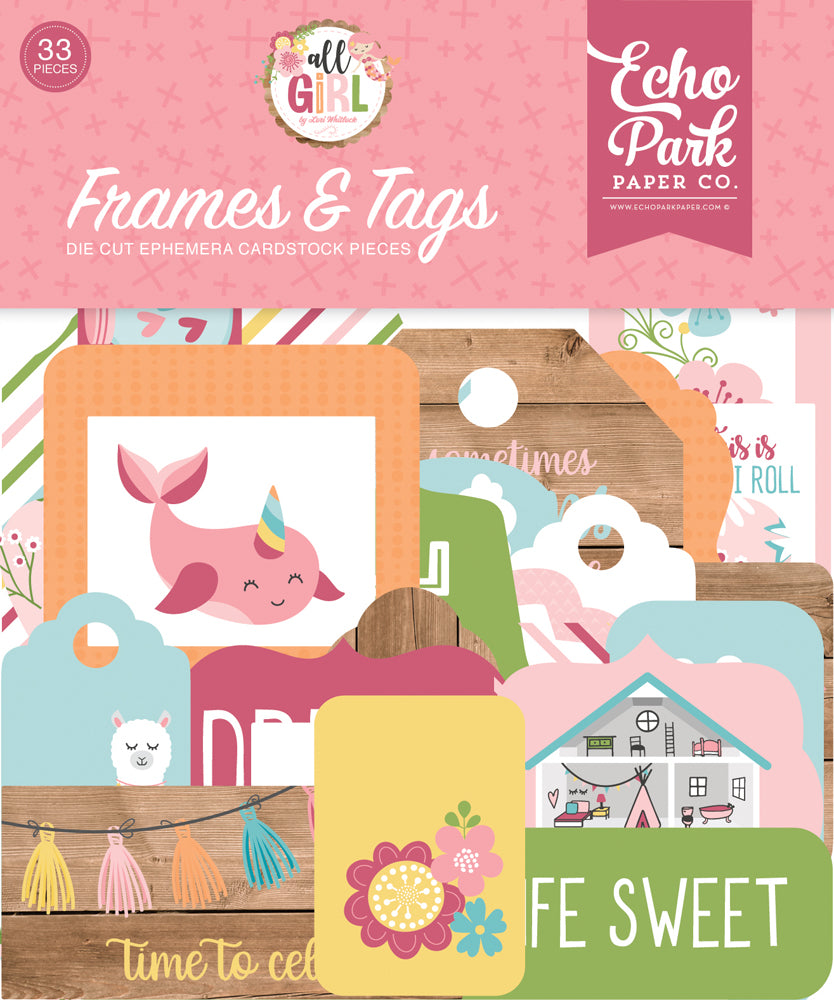 Echo Park - 206025 All Girl Frames & Tags