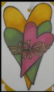 Magnolia Rubber Stamp - A Pile of Hearts*