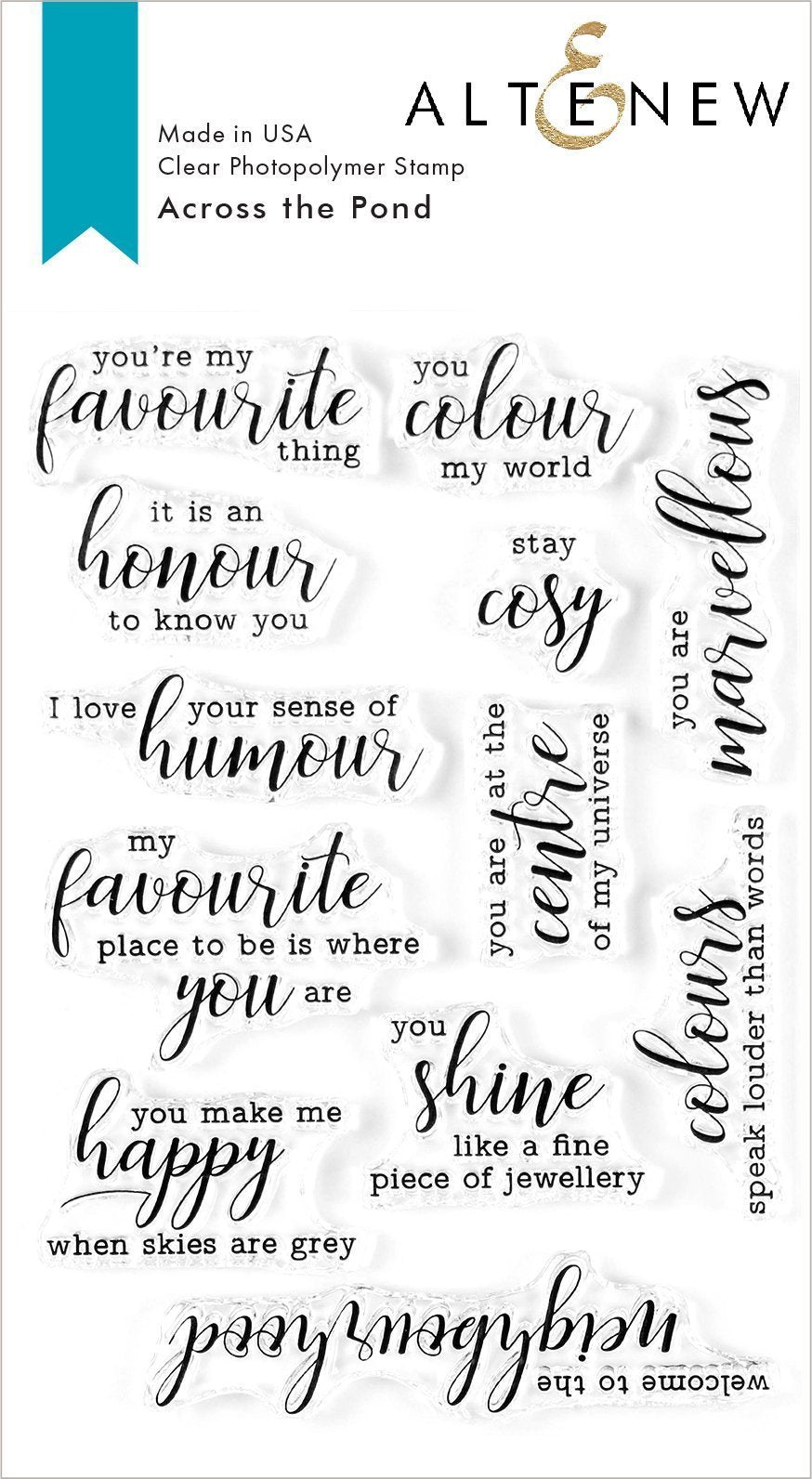 Altenew - Across The Pond (stamp set)*