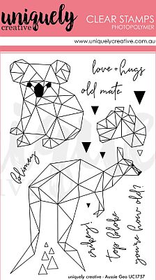 Uniquely Creative - Aussie Geo stamp set