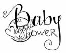 Magnolia Rubber Stamp - Baby Shower