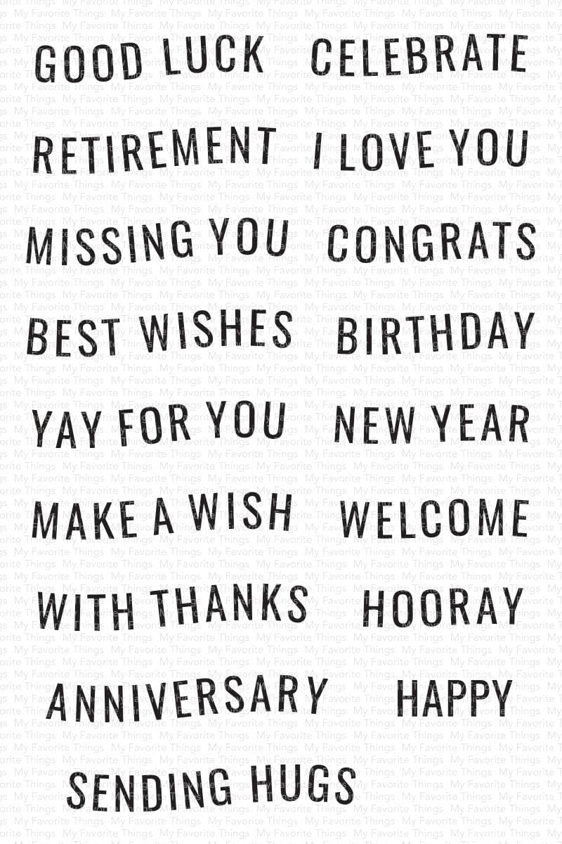 My Favorite Things - Banner Day Celebrations..........