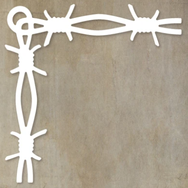 Paper Rose Studio - Barbed Wire Chunky Corner