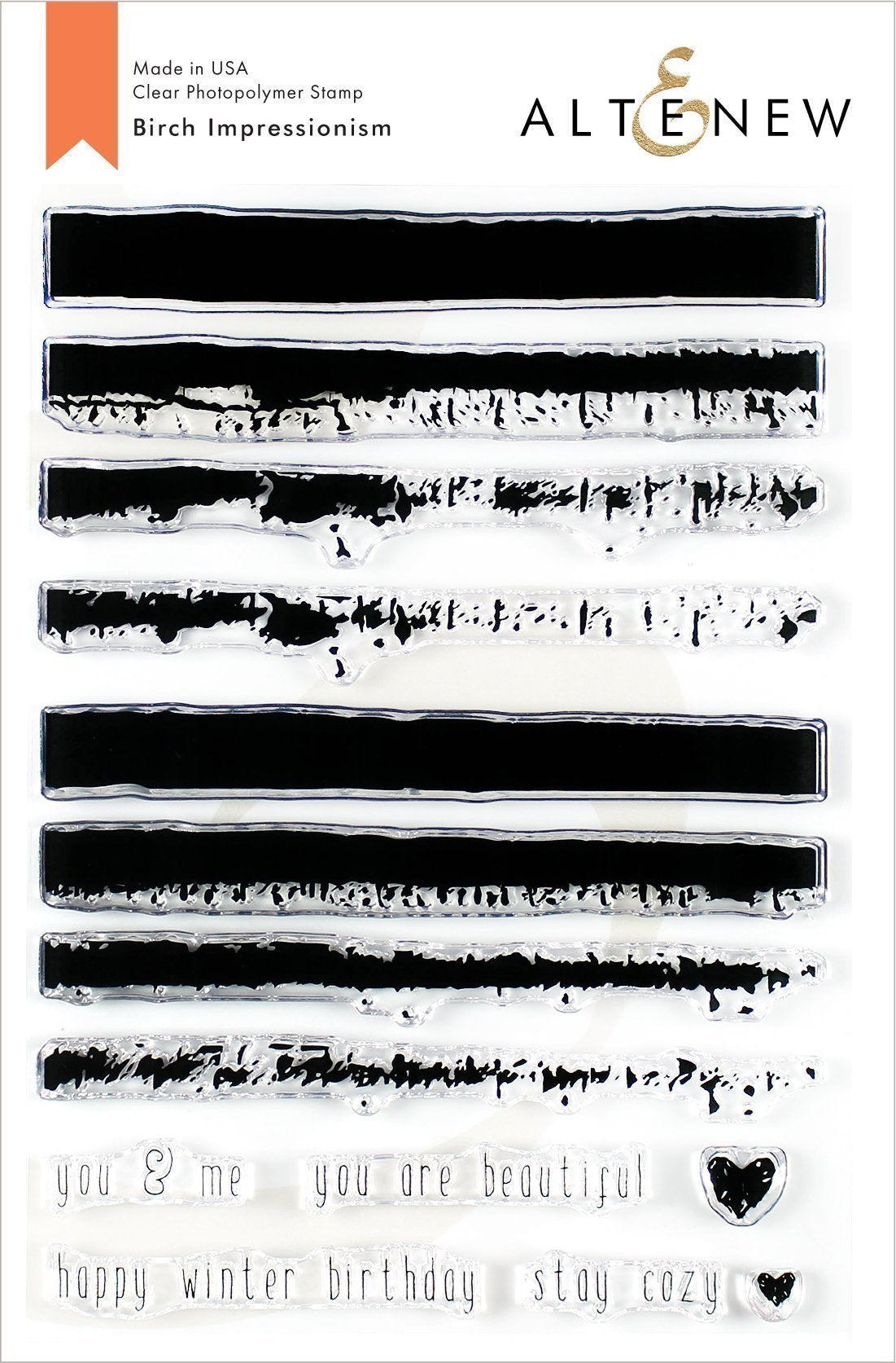 Altenew - Birch Impressionism stamp set*