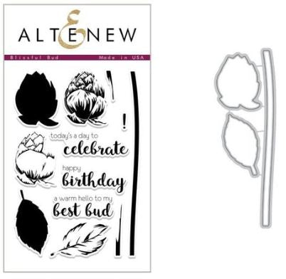 Altenew - Blissful Bud Stamp Set and Die Set..* sold out