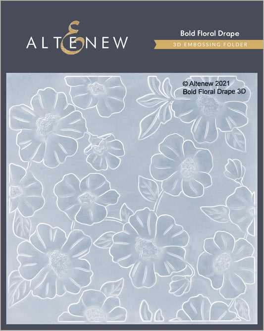 Altenew - Bold Floral Draft 3D Embossing Folder
