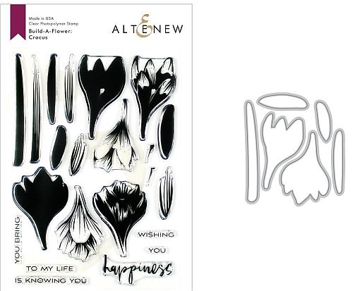 Altenew - Build A Flower: Crocus (stamp & die bundle)*