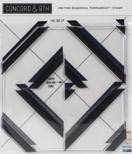 Concord & 9th - C10993 On The Diagonal Turnabout Stamp - 1 only….